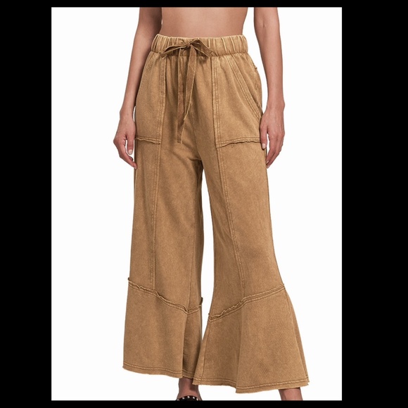 French Terry Pants (Vintage Camel) NWOT - Picture 4 of 4